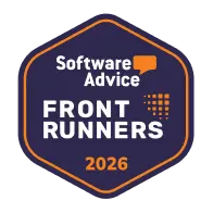 Software Advice Front Runners 2026 badge