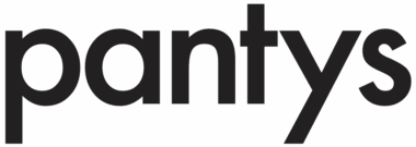 Logo da Pantys em letras minúsculas pretas.