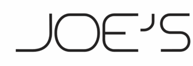 Logotipo de Joe's Jeans en letras negras estilizadas.