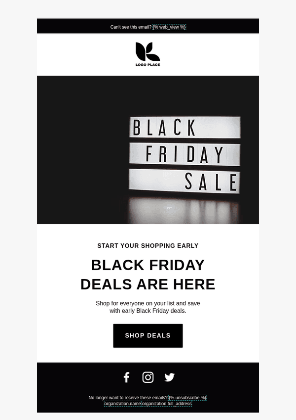 Black Friday - Sale