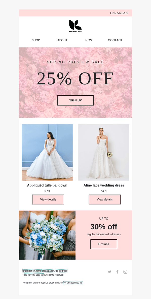 Spring - Preview sale