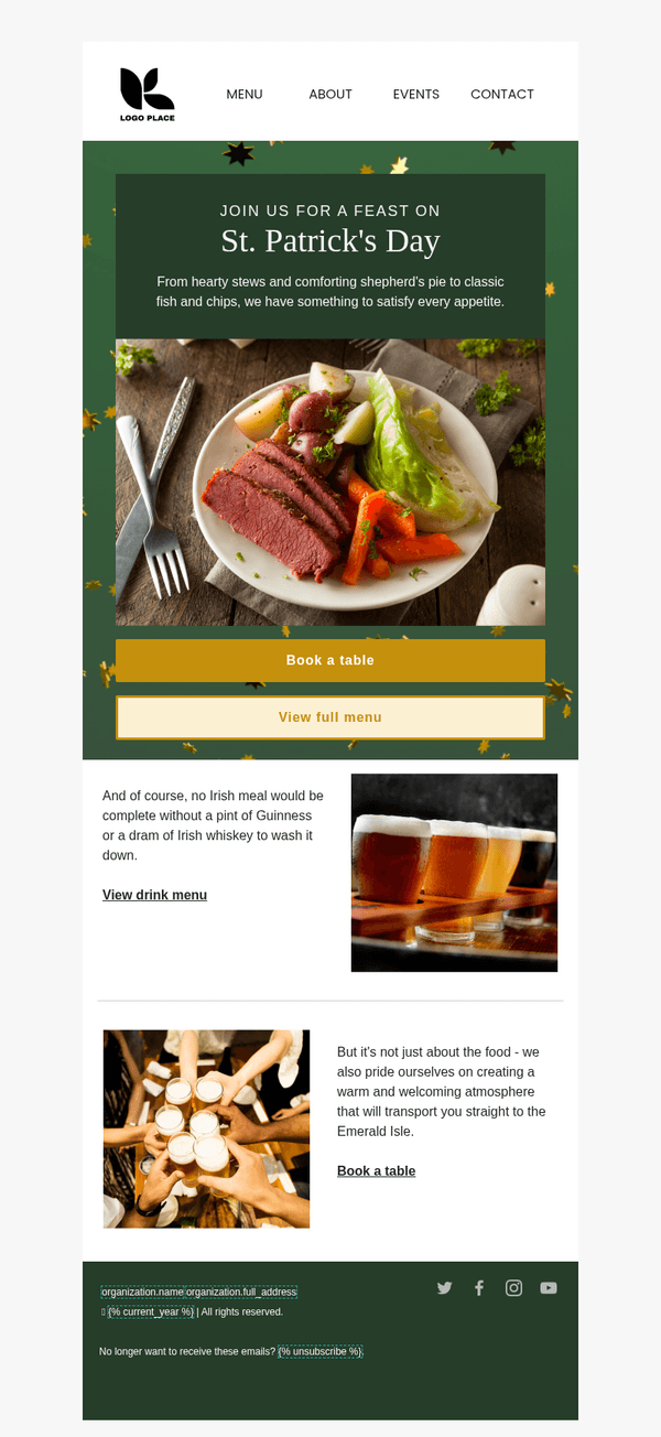 St. Patrick's day - Special occasion