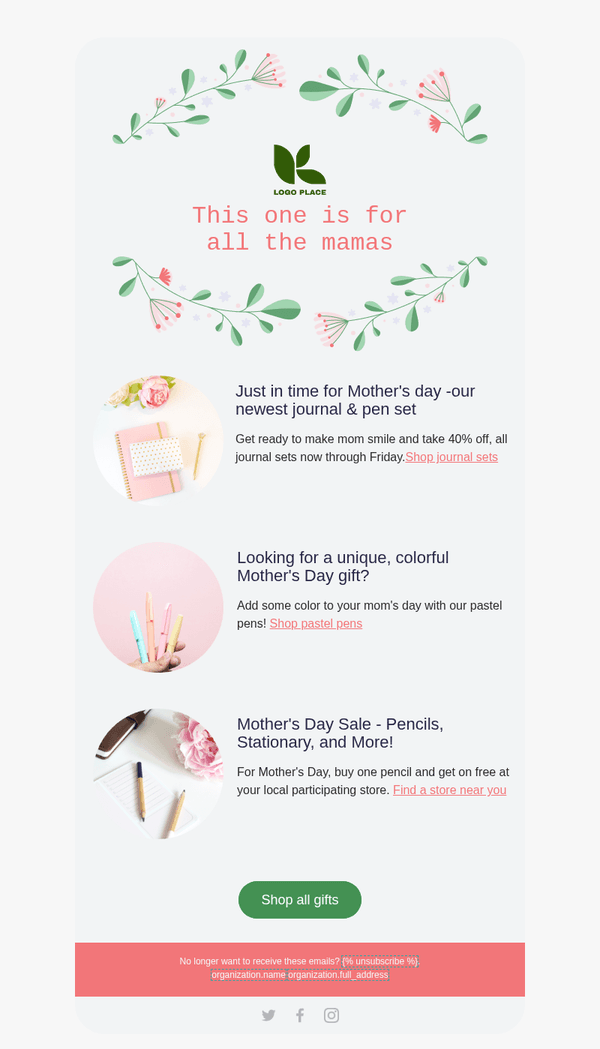 Mother's Day - Sale