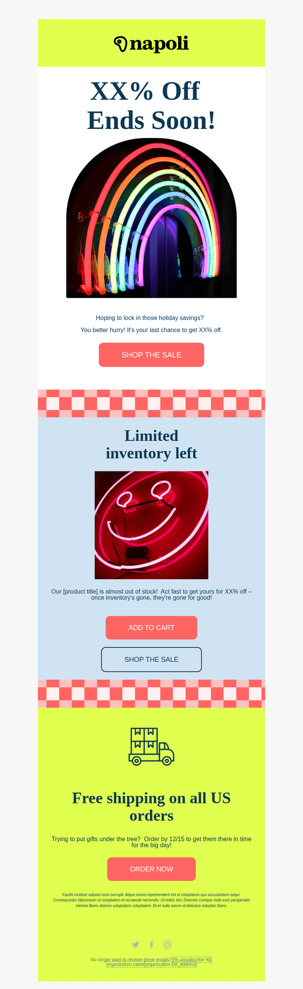 Holiday Sale Urgency Reminder