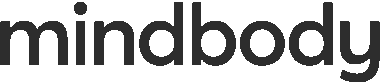 Mindbody logo in black lowercase letters.
