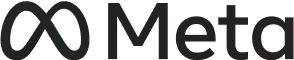 Meta Platforms Inc. logo with a stylised infinity symbol next to the word "Meta".