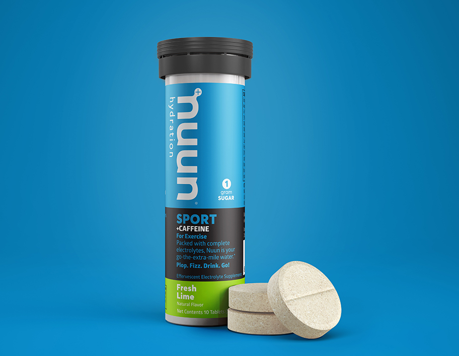 A picture of the Nuun Fresh Lime product.