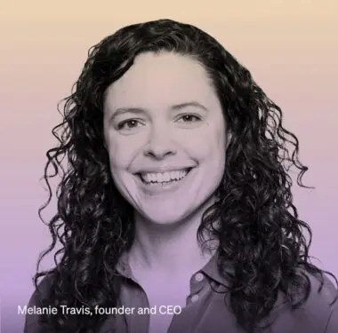 Headshot of Melanie Travis, founder of Andie Swim