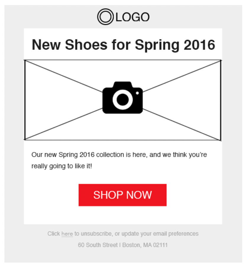 example of how to layout a newsletter design