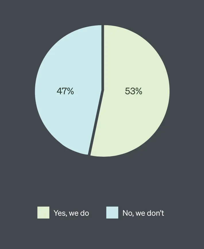 This pie graph shows that almost half of ecommerce execs don’t have access to the data they need to scale personalized marketing.