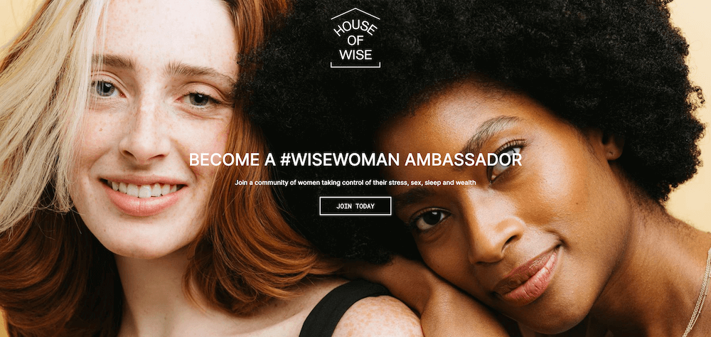 House of Wise ambassador program sponsorship