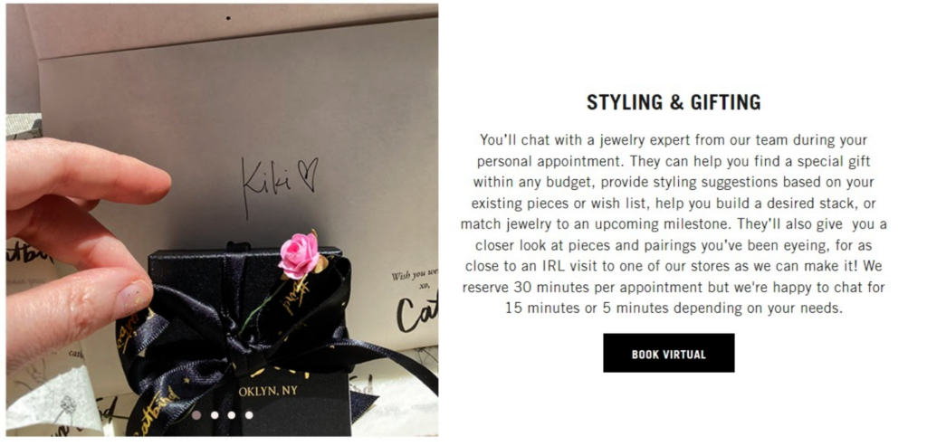 catbird styling and gifting consultation