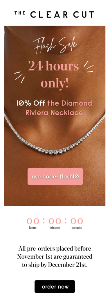 diamond necklace around someone's neck