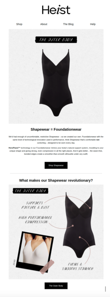 black bathingsuits in a heist email