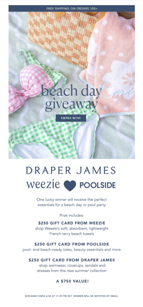 draper games email with bikinis