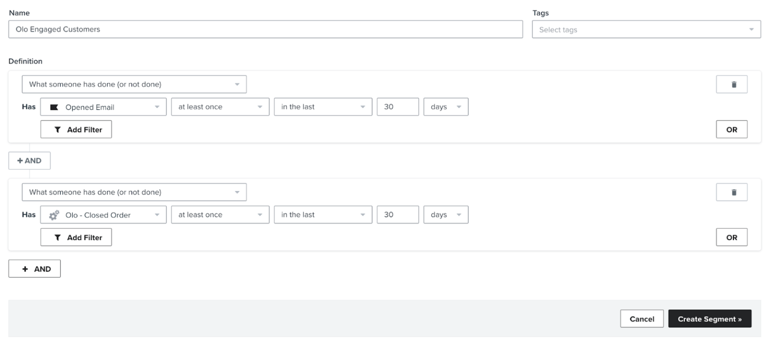 Olo Integration Sync Your Digital Orders Klaviyo Product Features