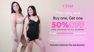 CYSM mother's day sale buy one get one 50% off.