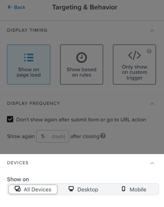 Show on All Devices