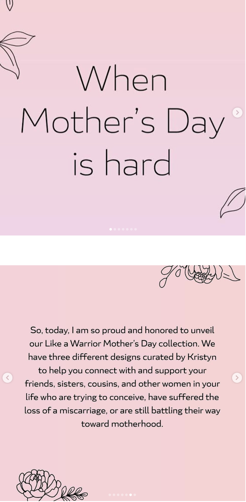 Image shows a Mother’s Day email from Greetabl