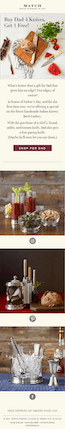 Match-fathers-day-perfect-father’s-day Image shows an email from Match, including shots from product page