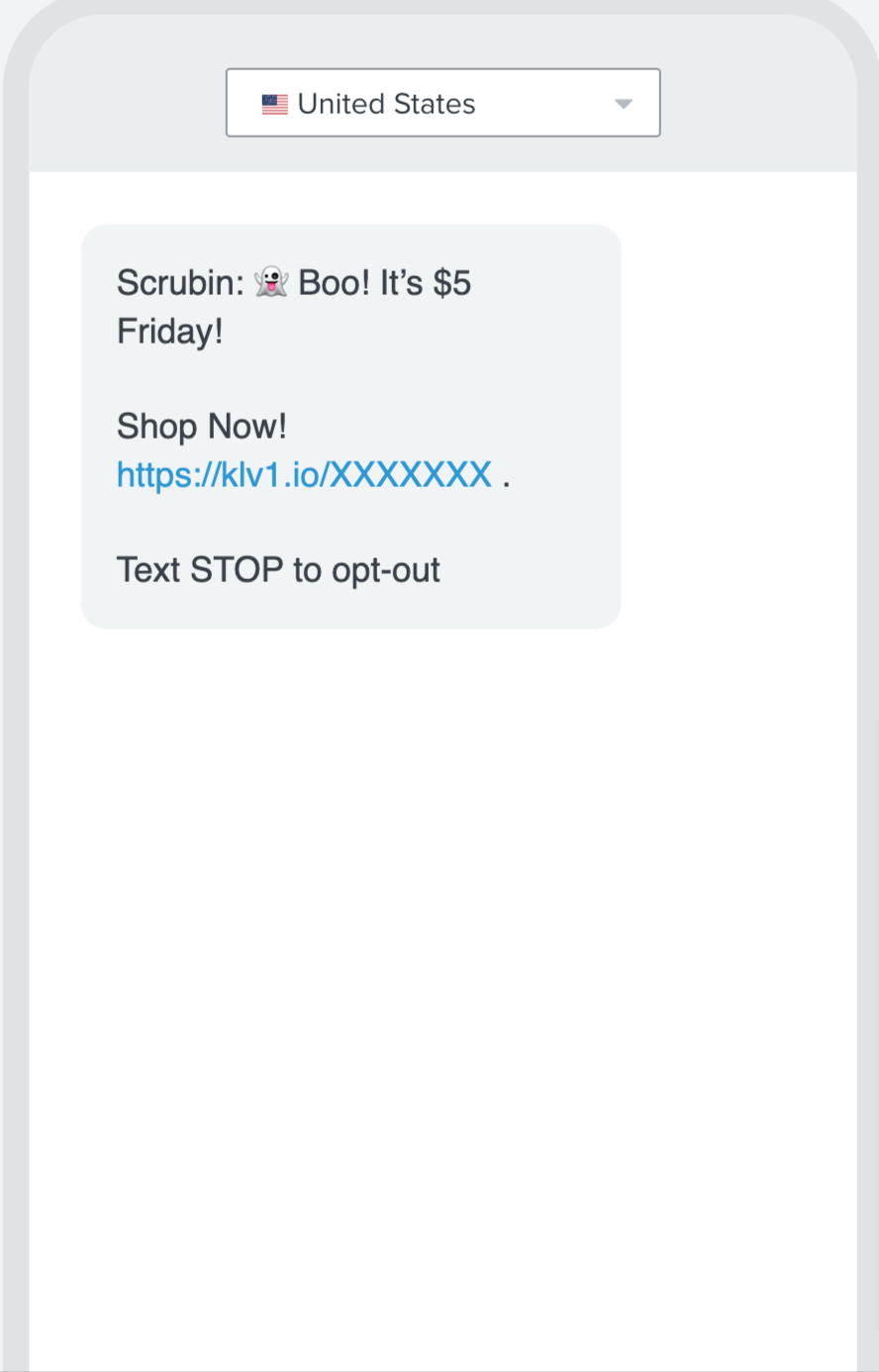 Image shows a marketing text from Scrubin