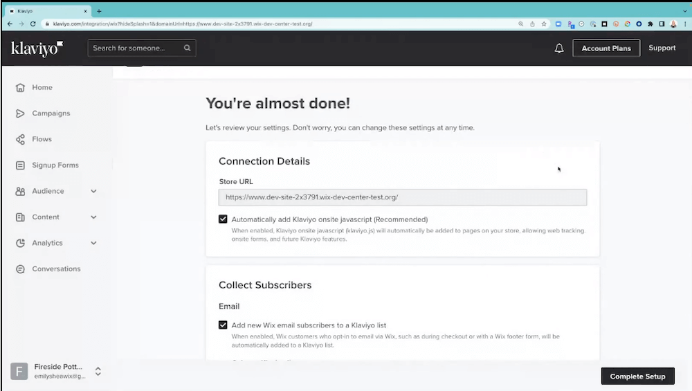 checkout-currencies-payment-gateways-online-payment-methods Image shows how to collect subscribers using Klaviyo and Wix