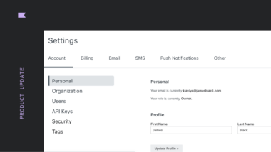 Product update: settings page redesign