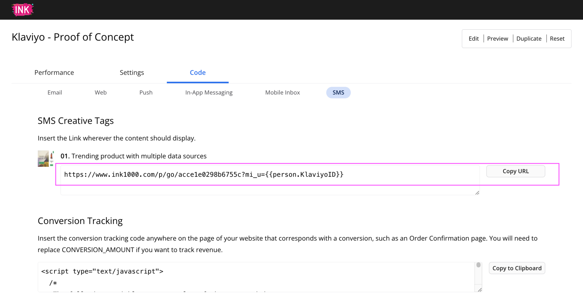 How Movable Ink personalized SMS content with Klaviyo