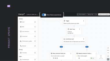The flow builder has an enhanced design and improved navigation.