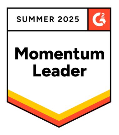 G2 Momentum Leader badge for Summer 2025.
